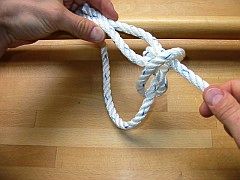 Palstek mit Slipstek, 4. Schritt